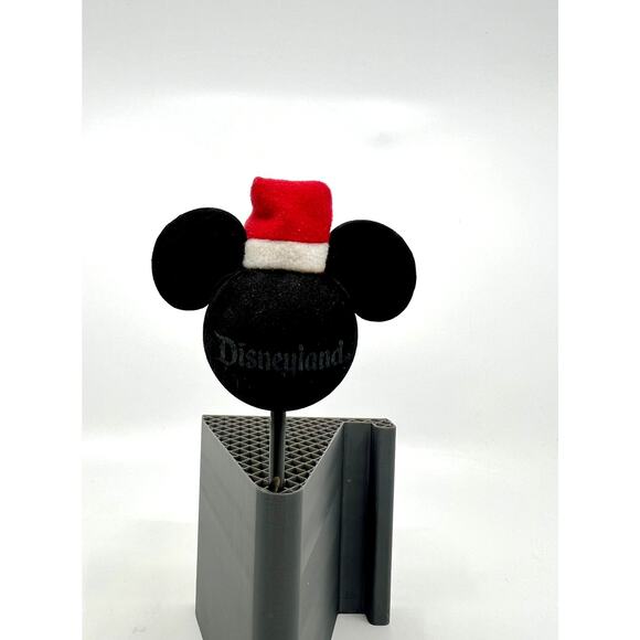 Disneyland Antenna Topper Ball Mickey Mouse Ears Santa Hat Christmas Holiday - Picture 1 of 2